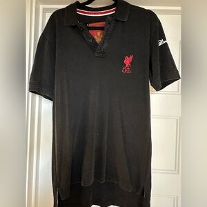Black and Red Liverpool Polo Shirt